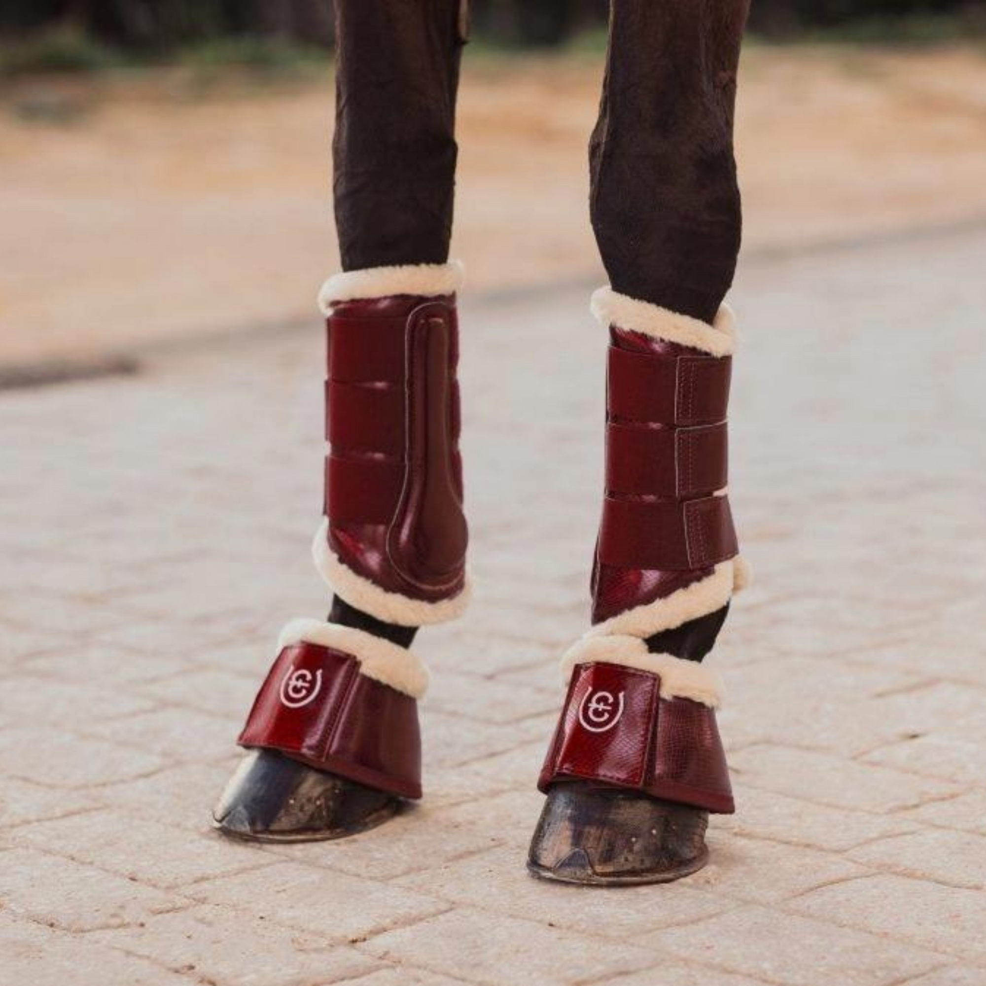 Equestrian Stockholm Overreach Boots - Bordeaux