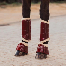 Load image into Gallery viewer, Equestrian Stockholm Overreach Boots - Bordeaux
