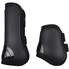 Load image into Gallery viewer, QHP Tendon &amp; Fetlock Boot Set - Black
