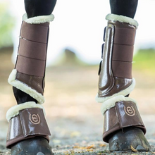 Load image into Gallery viewer, Equestrian Stockholm Brushing Boots - Champagne
