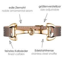 Load image into Gallery viewer, Dimacci Alba Bracelet - Taupe / Gold
