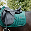 Kentucky Velvet Dressage Pad - Dark Green