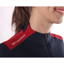 Load image into Gallery viewer, QHP Utah Kids Baselayer - Navy/Red
