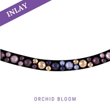 Load image into Gallery viewer, MagicTack Curved Browband - Orchid Bloom
