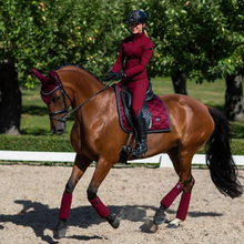 Load image into Gallery viewer, Equestrian Stockholm Dressage Pad - Dark Bordeaux

