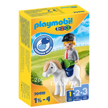 Load image into Gallery viewer, Playmobil Boy with Pony
