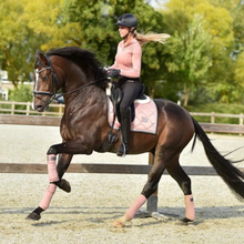 Load image into Gallery viewer, Equestrian Stockholm Dressage Saddle Pad - Pink Pearl
