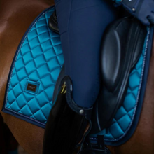 Load image into Gallery viewer, Equestrian Stockholm Dressage Pad - Aurora Blues
