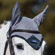 Load image into Gallery viewer, Equestrian Stockholm Ear Bonnet - Sportive Blue Ash
