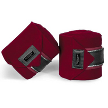 Load image into Gallery viewer, Equestrian Stockholm Bandages - Dark Bordeaux
