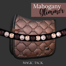 Load image into Gallery viewer, MagicTack Curved Browband - Mahogany Glimmer
