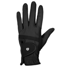 Load image into Gallery viewer, Equestrian Stockholm Riding Gloves - Black
