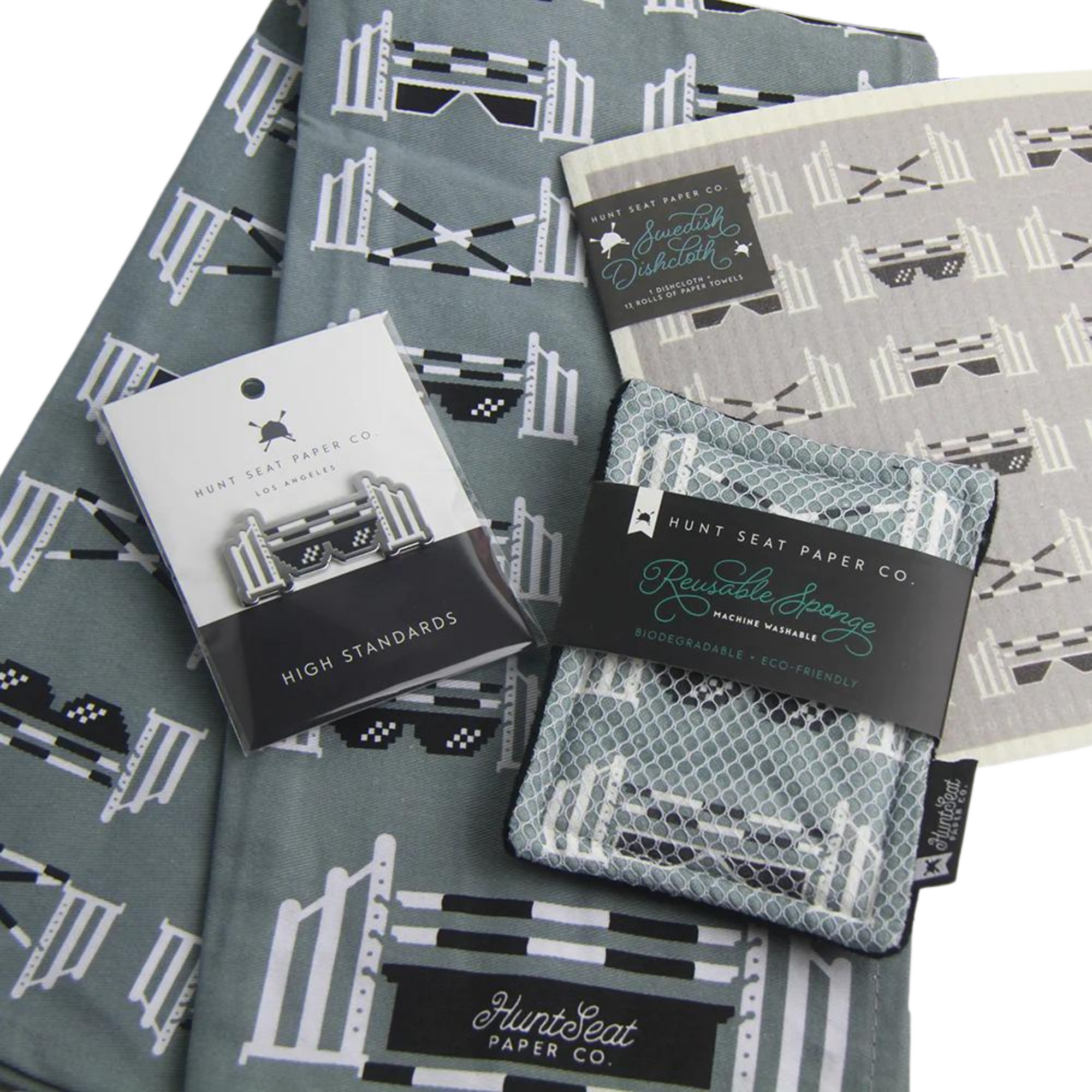 Hunt Seat Paper Co Tea Towel - High Standards