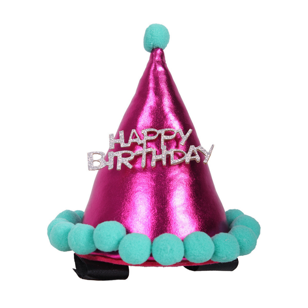 QHP Birthday Hat - Fuchsia