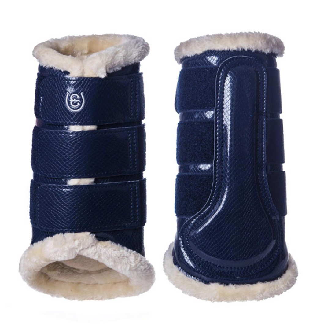 Equestrian Stockholm Brushing Boots - Navy