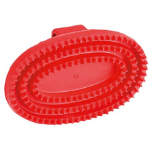 Load image into Gallery viewer, Covalliero Rubber Curry Comb - Red
