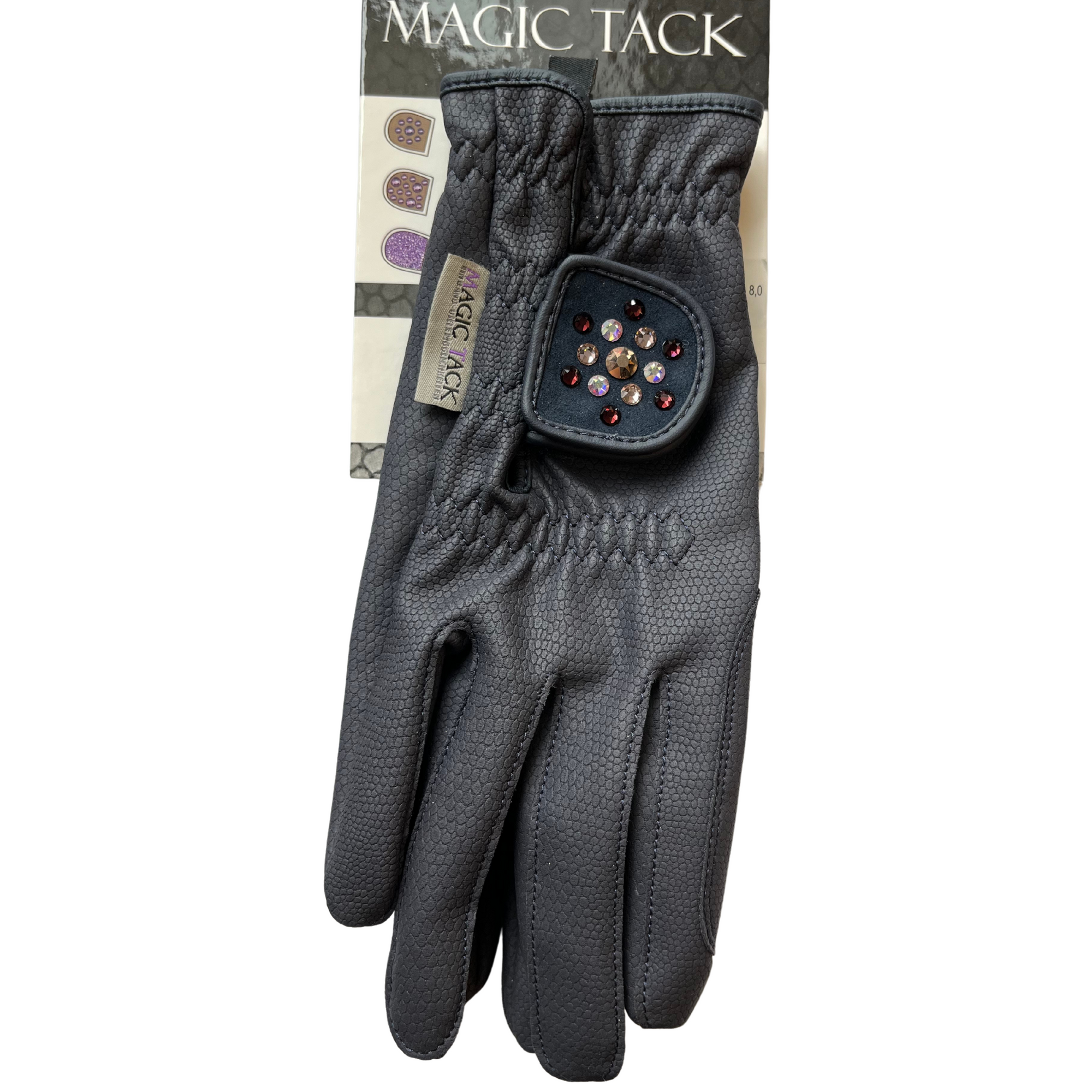 MagicTack Glove Patch - Navy Merlot Swarovski