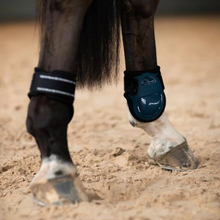 Load image into Gallery viewer, Equestrian Stockholm Fetlock Boots - Meadow Blue
