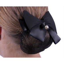 Load image into Gallery viewer, QHP Grace Hair Bow - Navy
