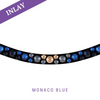 MagicTack Curved Browband - Monaco Blue