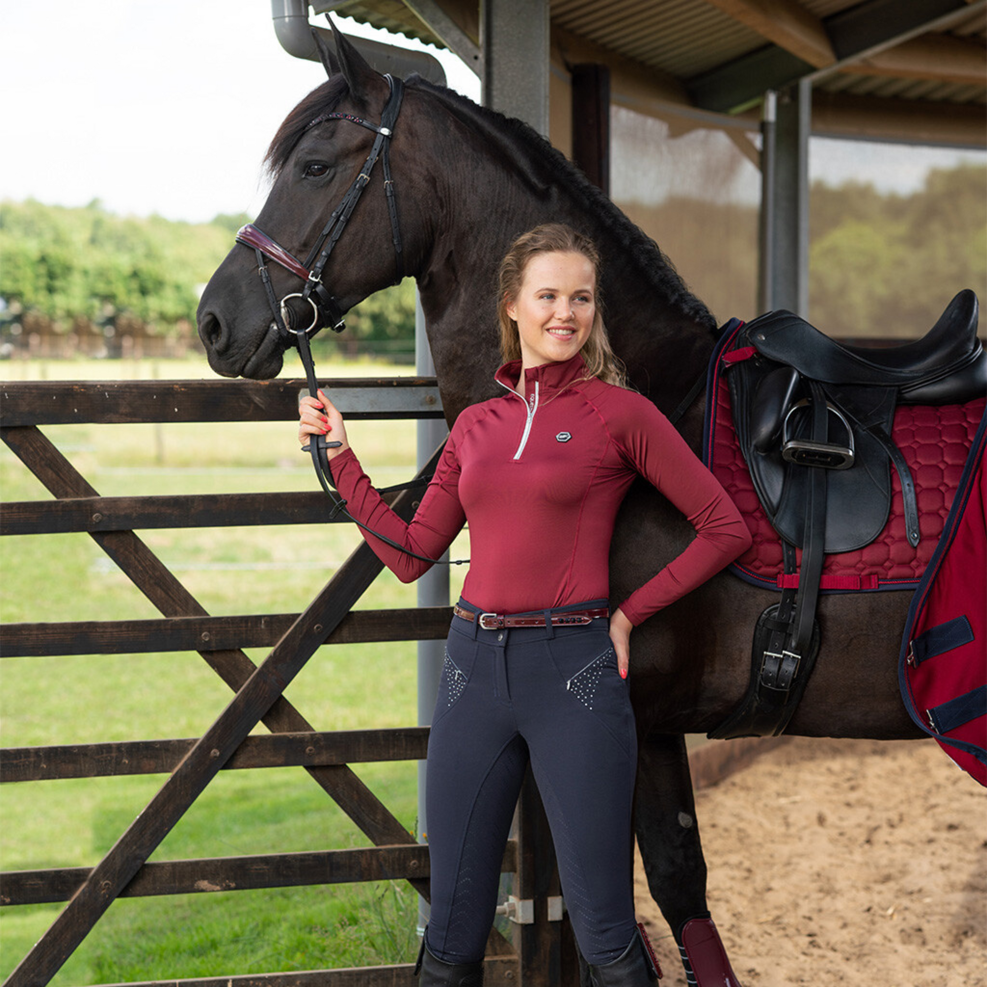 QHP Chianti Belt - Burgundy