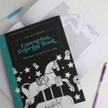 Load image into Gallery viewer, Hunt Seat Paper Co Greeting Card - The Ultimate Equestrian Colouring Book
