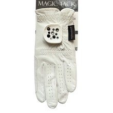 Load image into Gallery viewer, MagicTack Glove Patch -  White Black Swarovski
