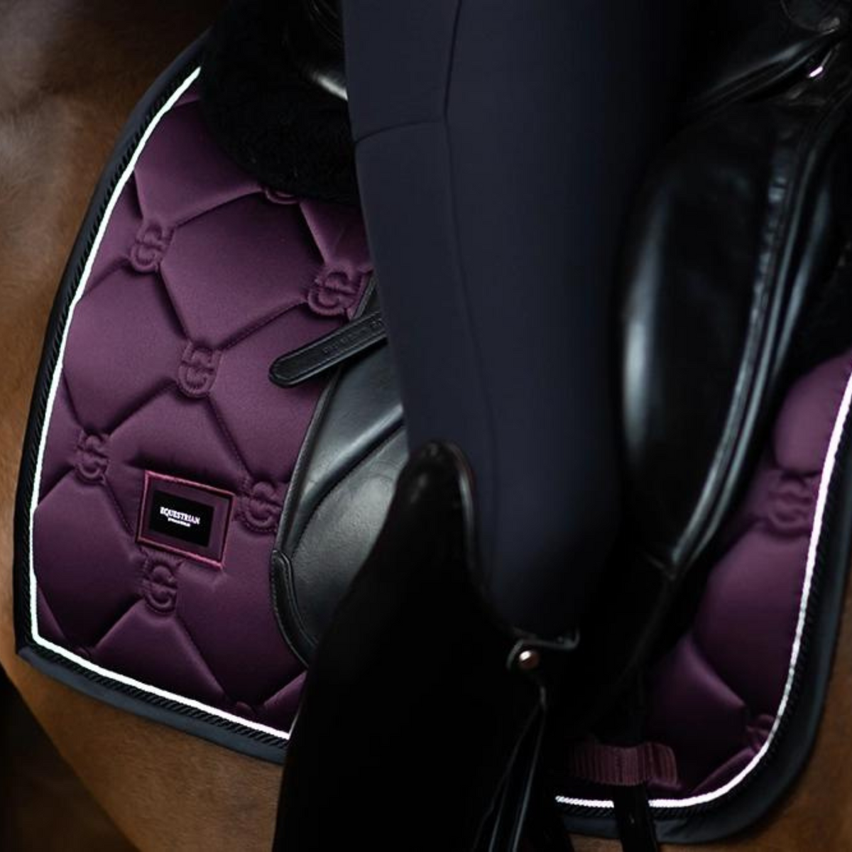 Equestrian Stockholm Dressage Pad - Black Raven