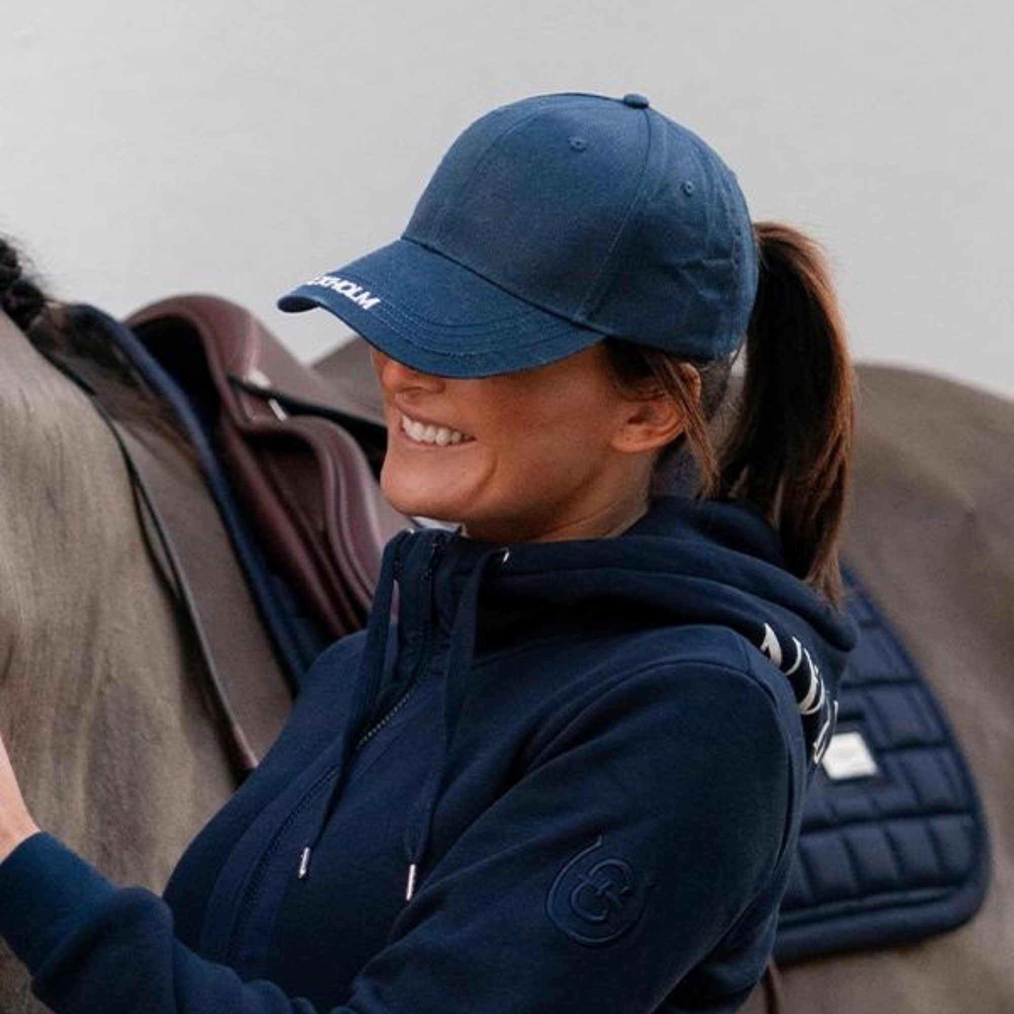 Equestrian Stockholm Cap - Clean Blue Meadow