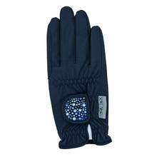 Load image into Gallery viewer, MagicTack Glove Patch - Navy Glamour Swarovski
