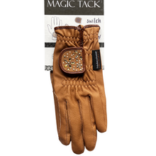 Load image into Gallery viewer, MagicTack Glove Patch -  Caramel Flower Swarovski
