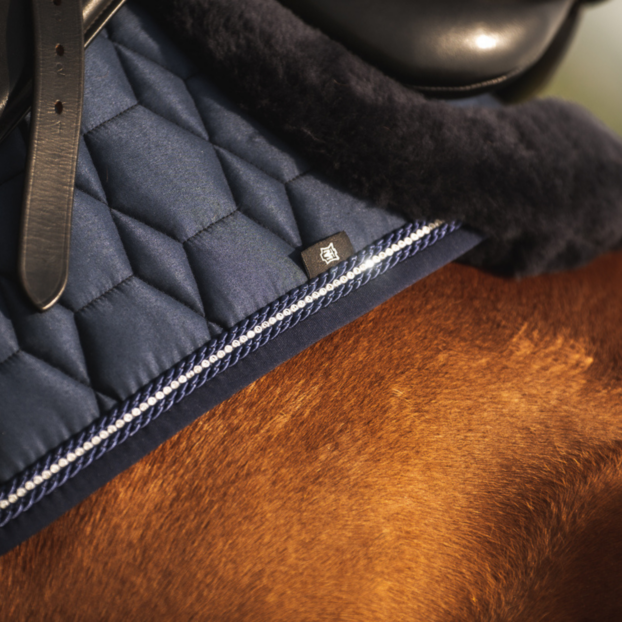 Mattes Eurofit Dressage Pad - Navy