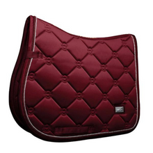 Load image into Gallery viewer, Equestrian Stockholm Jump Saddle Pad - Bordeaux
