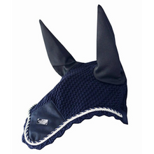 Load image into Gallery viewer, Equestrian Stockholm Ear Bonnet - Midnight Blue
