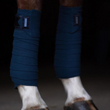 Load image into Gallery viewer, Equestrian Stockholm Bandages - Blue Meadow
