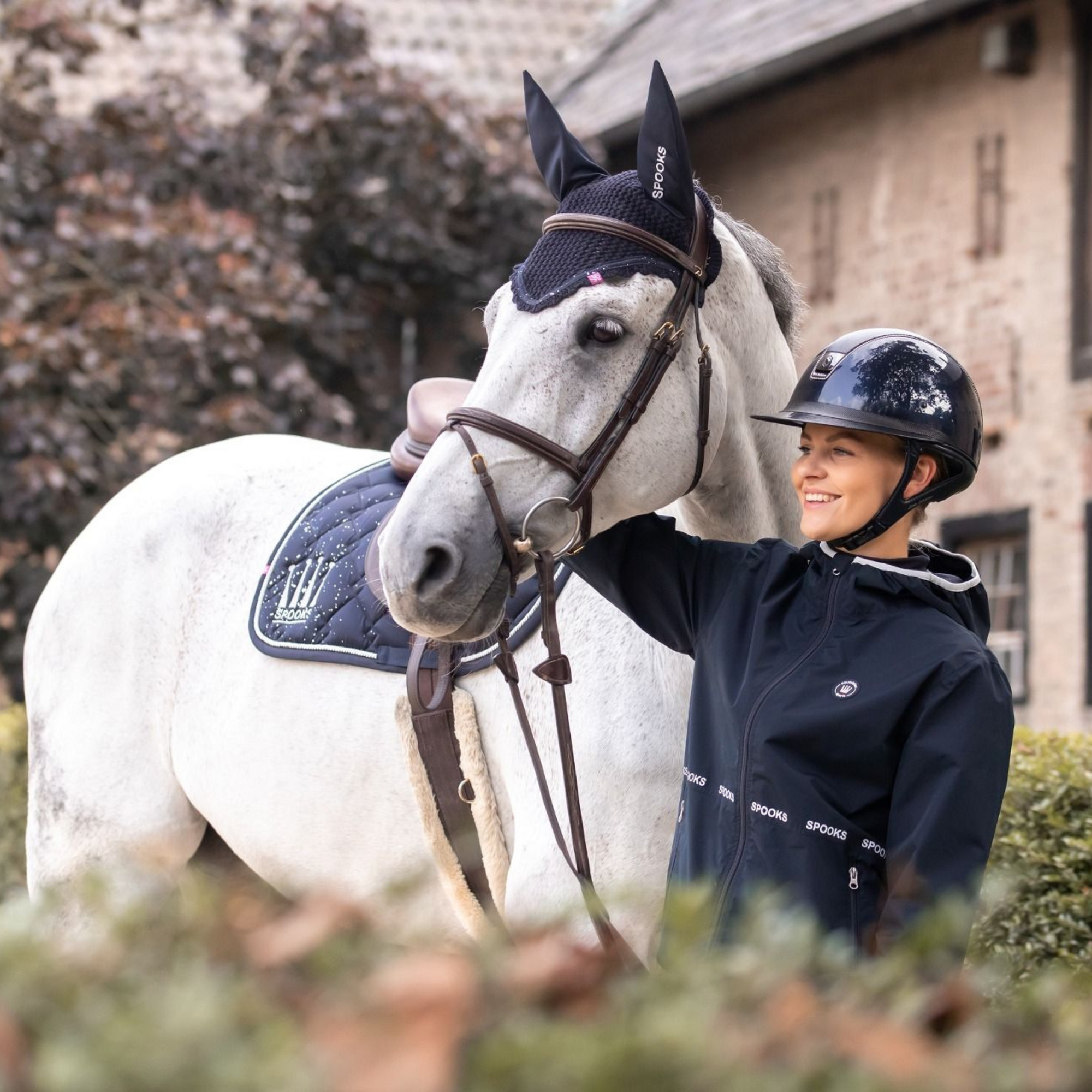 Spooks Dianna Rain Jacket - Navy
