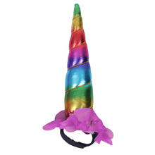 Load image into Gallery viewer, QHP Rainbow Unicorn Horn
