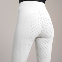 Load image into Gallery viewer, Yagya Compression Riding Breeches - White
