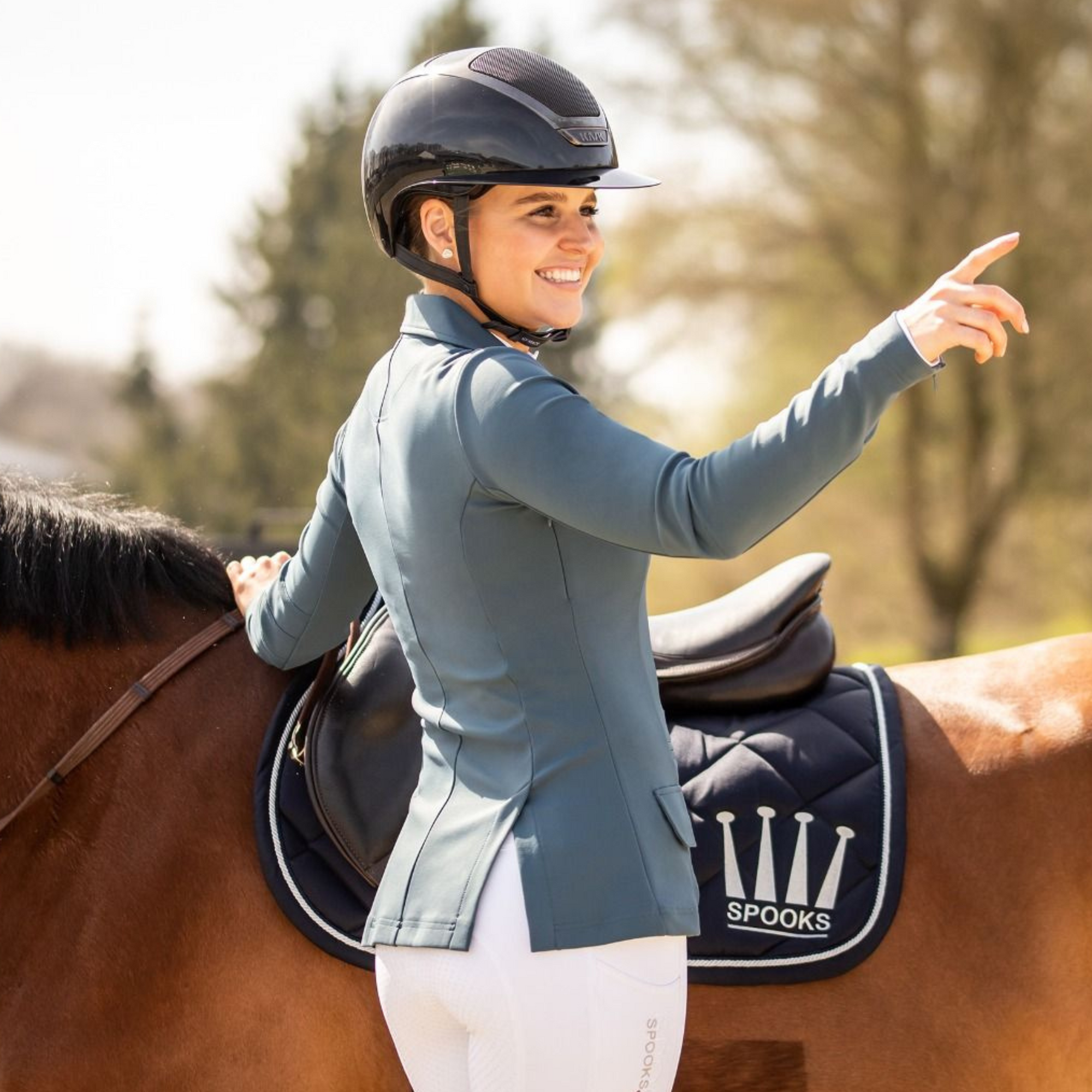 Spooks Sophia Classic Jacket - Dove Blue