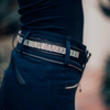 Equestrian Stockholm Thin Contest Belt - Black