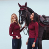 Equestrian Stockholm Ear Bonnet - Bordeaux