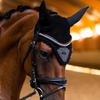 Equestrian Stockholm Ear Bonnet - All Black Glimmer