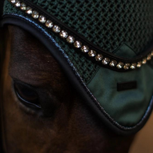 Load image into Gallery viewer, Equestrian Stockholm Ear Bonnet - Sycamore Green
