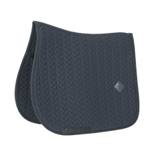 Load image into Gallery viewer, Kentucky Fishbone Quilt Jump Saddle Pad - Black
