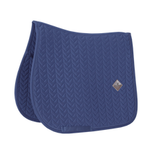 Load image into Gallery viewer, Kentucky Herringbone Quilt Jump Saddle Pad - Navy
