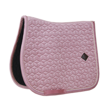 Load image into Gallery viewer, Kentucky Velvet Jump Saddle Pads - Old Rose
