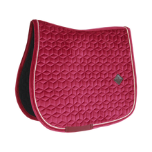 Load image into Gallery viewer, Kentucky Velvet Jump Saddle Pads - Fuschia
