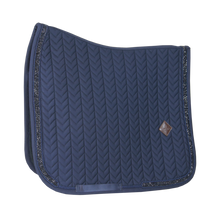 Load image into Gallery viewer, Kentucky Glitter Stone Dressage Saddle Pad - Navy
