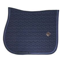 Load image into Gallery viewer, Kentucky Glitter Band Jump Saddle Pad - Navy
