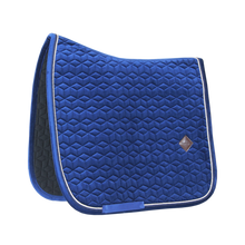 Load image into Gallery viewer, Kentucky Velvet Dressage Saddle Pads - Navy
